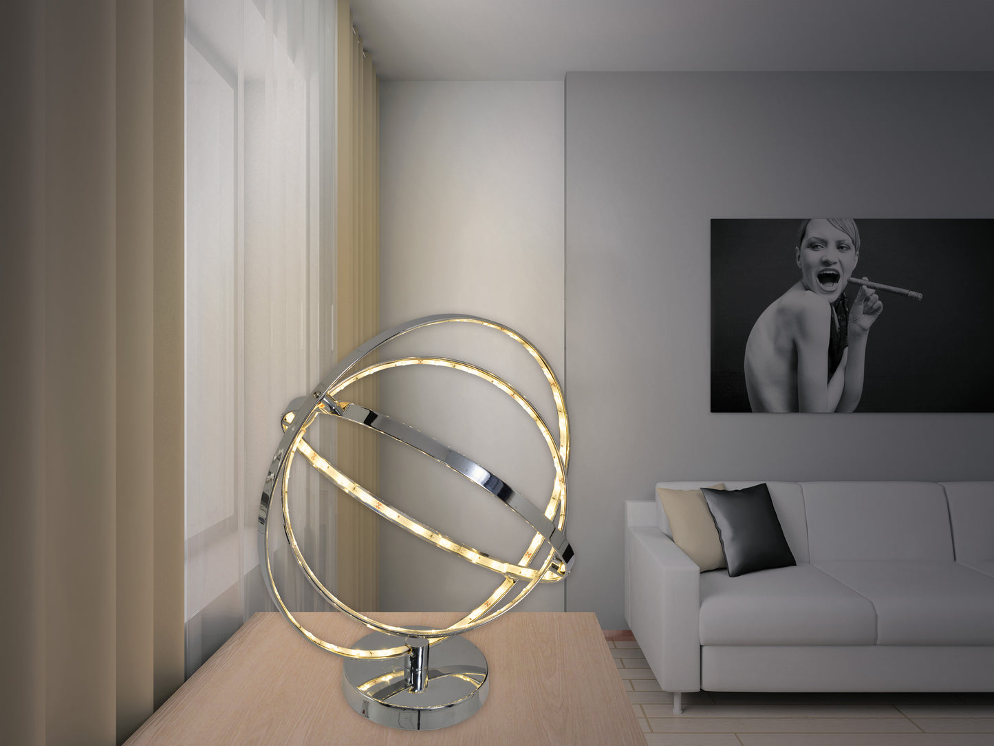 LED Tischleuchte "UNIVERSE" H: 39cm