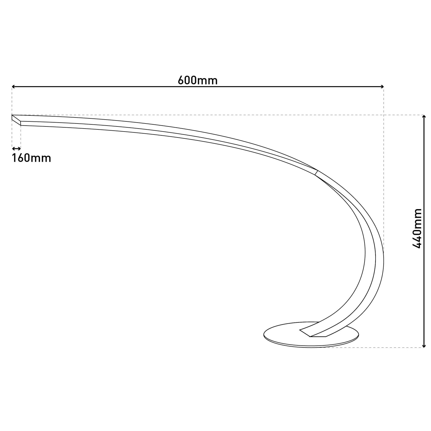 LED Tischleuchte "LOOP LINE"