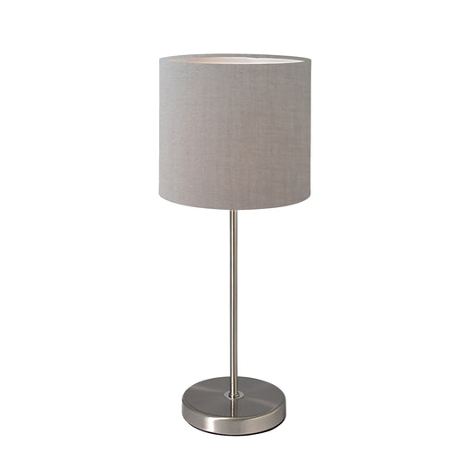Tischleuchte "NEW YORK" H: 38,5cm grau