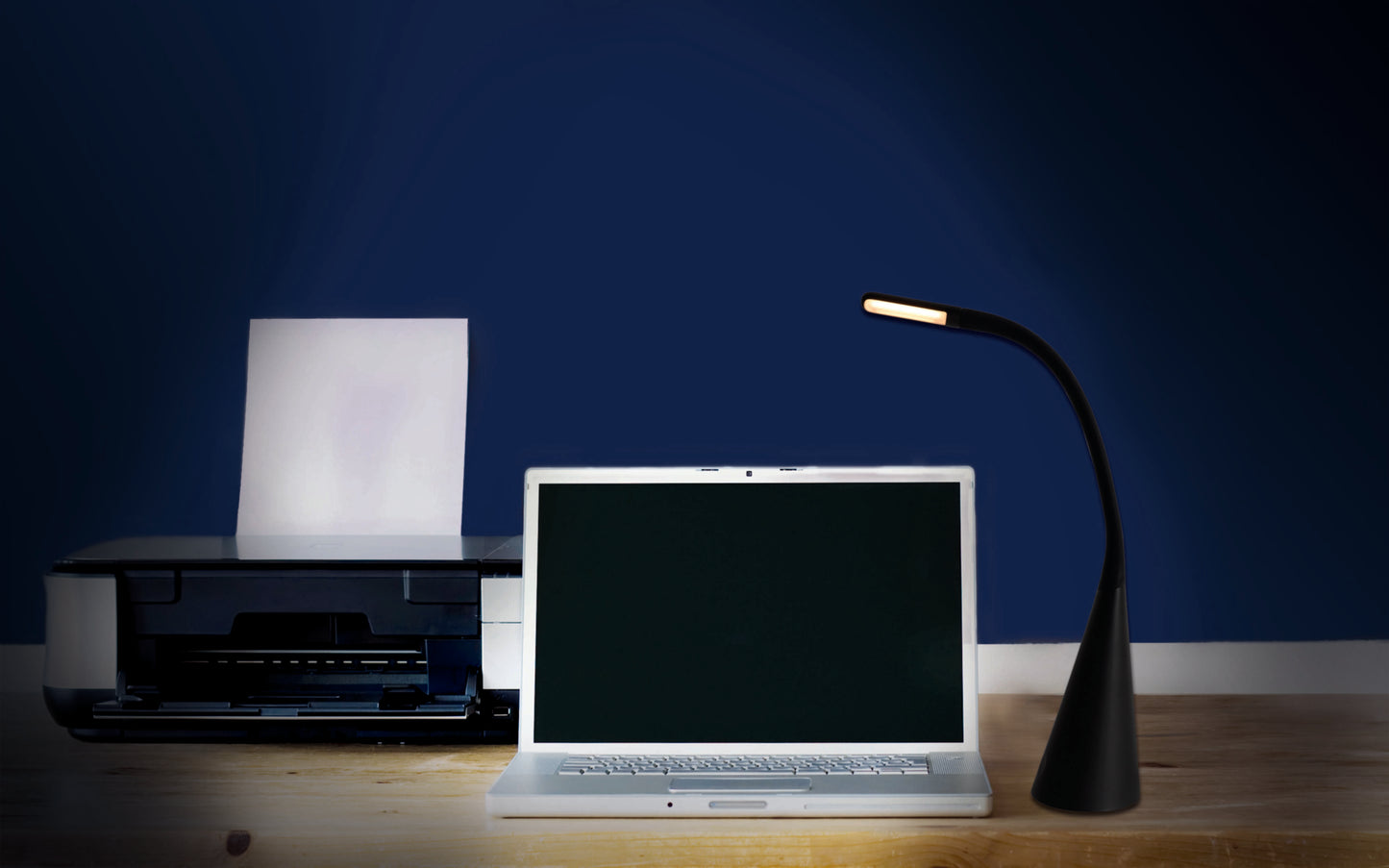 LED Tischleuchte "ALF" H: 65cm schwarz