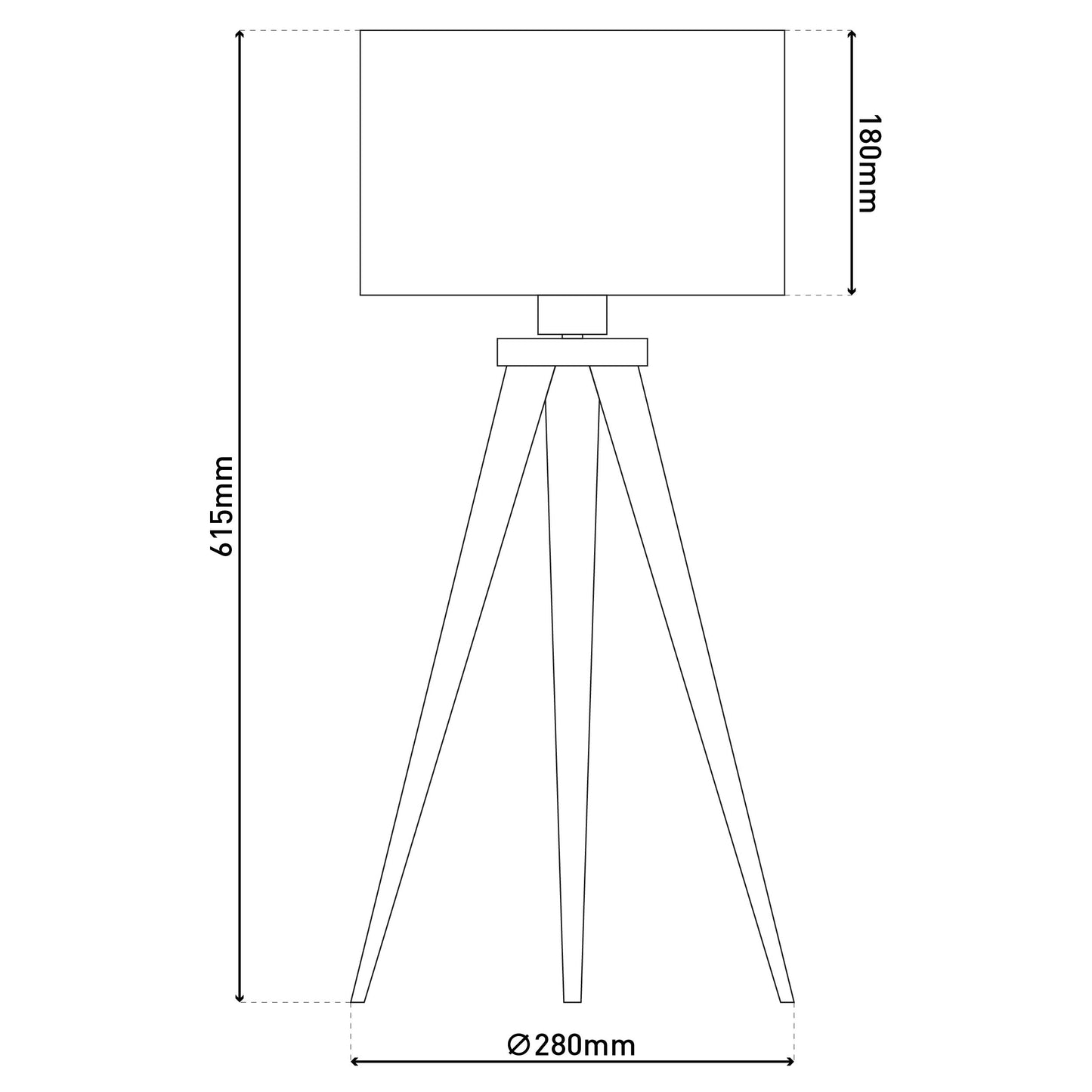Hockerleuchte 3-Bein "TRIPOD"
