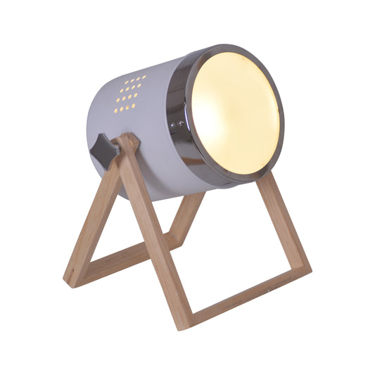 Tischleuchte "TIM" H: 28cm weiß/satiniert