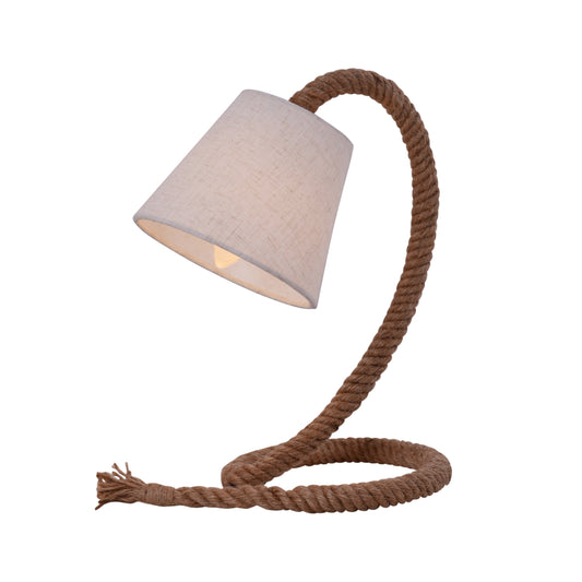 Tischleuchte "ROPE" inkl. Textilschirm H: 35cm