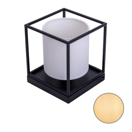 Tischleuchte "BETA" H: 17cm weiß