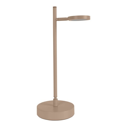 LED Akku-/ Tischleuchte "LUPA" H: 45cm almond