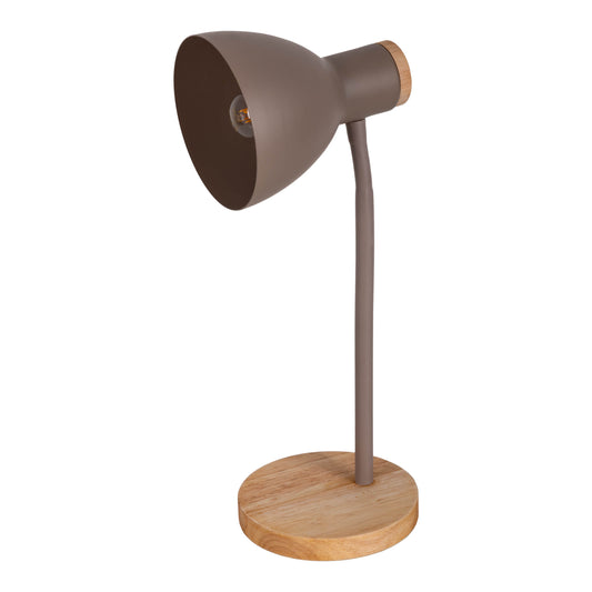 Schreibtischleuchte "MARIE" H: 36,5cm braun