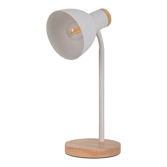 Schreibtischleuchte "MARIE" H: 36,5cm weiß