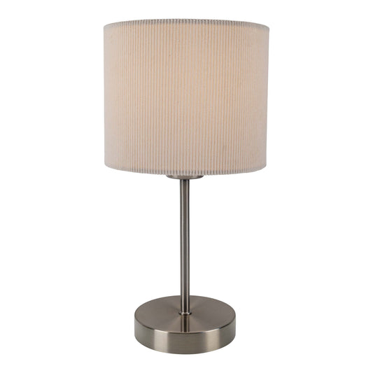 Tischleuchte "ARDITA" H: 36cm beige