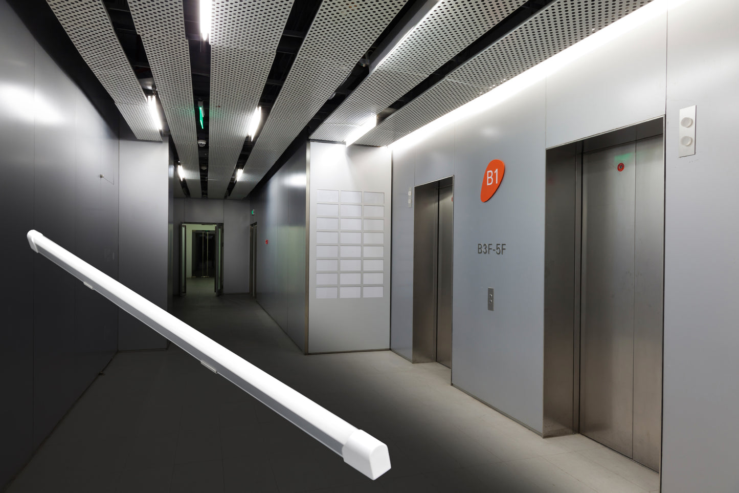 LED-Unter-/ Aufbauleuchte "ELIAS" L: 123cm