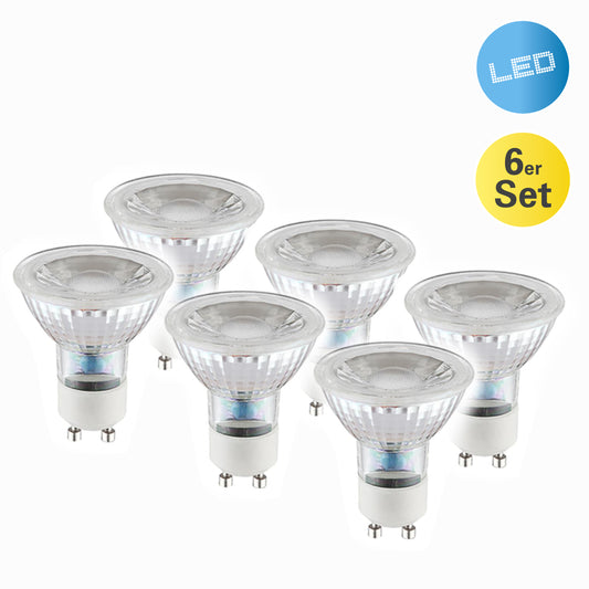 6er-Set LED-Leuchtmittel "MARLA" GU10