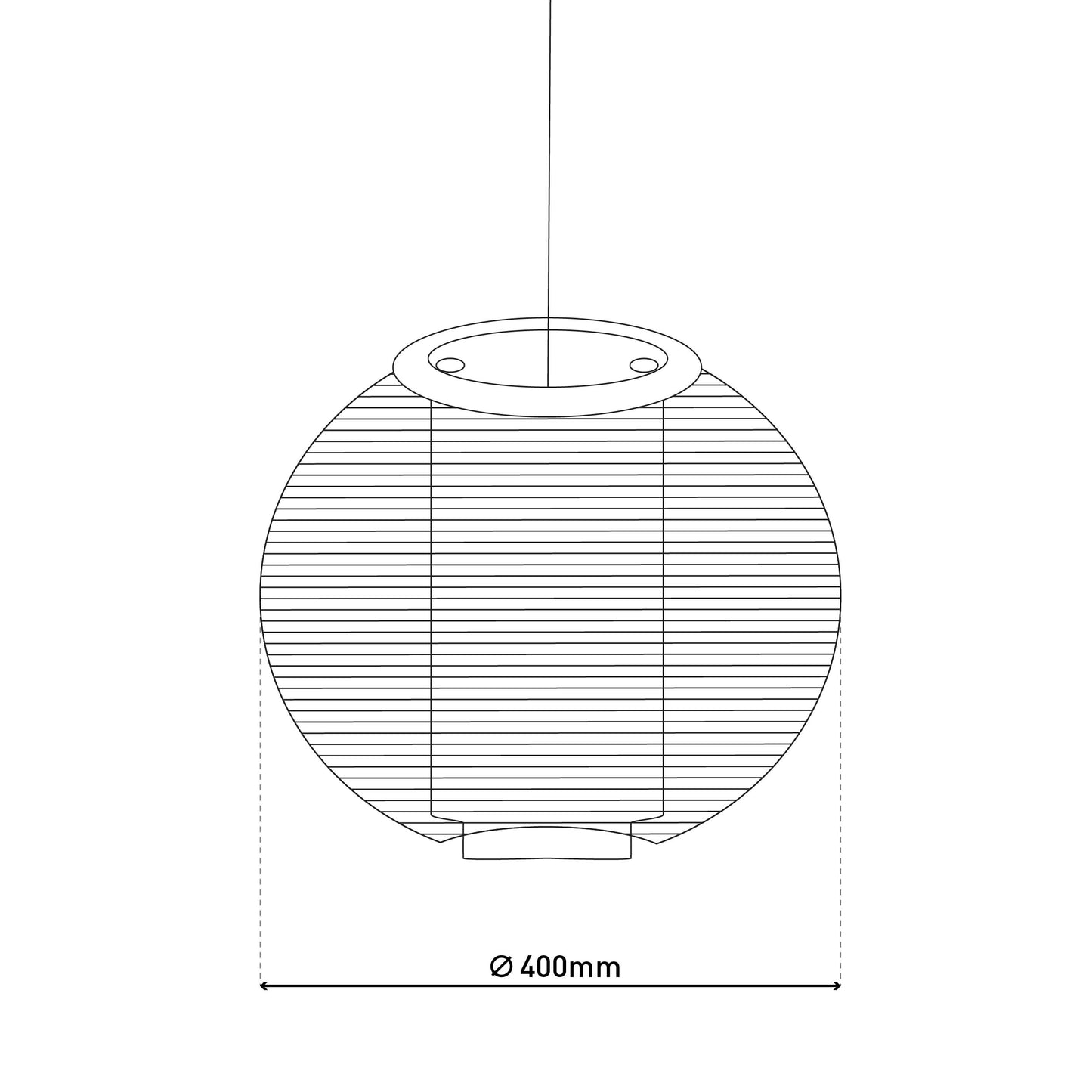 Papierleuchte "Kid Ballon" Ø: 40cm