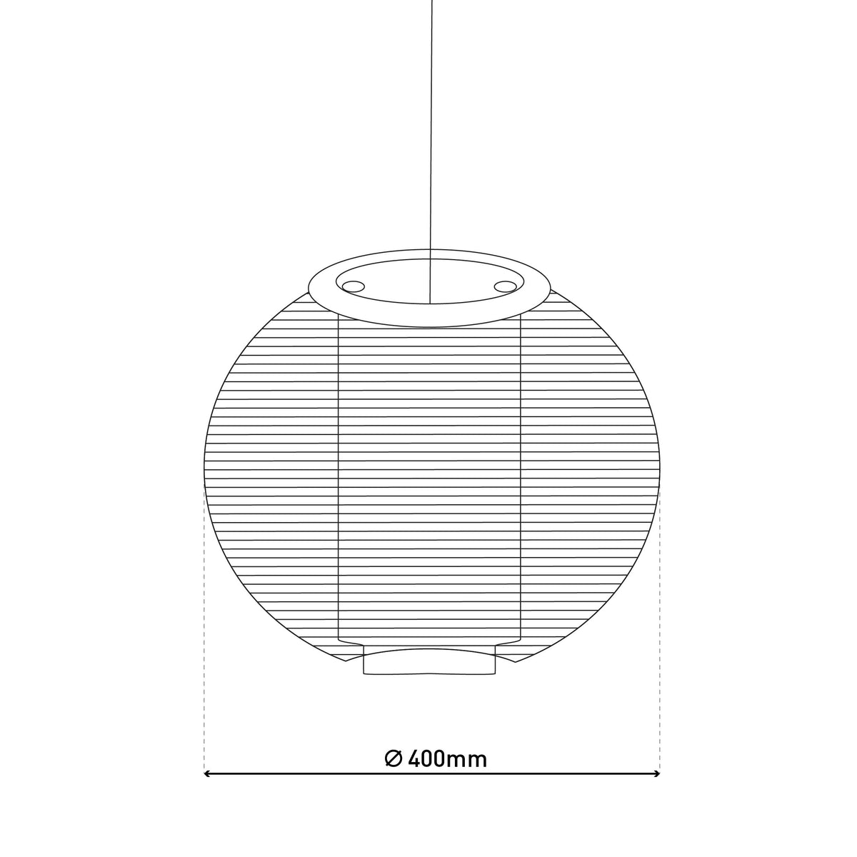 Papierleuchte "Kid Ballon" Ø: 40cm