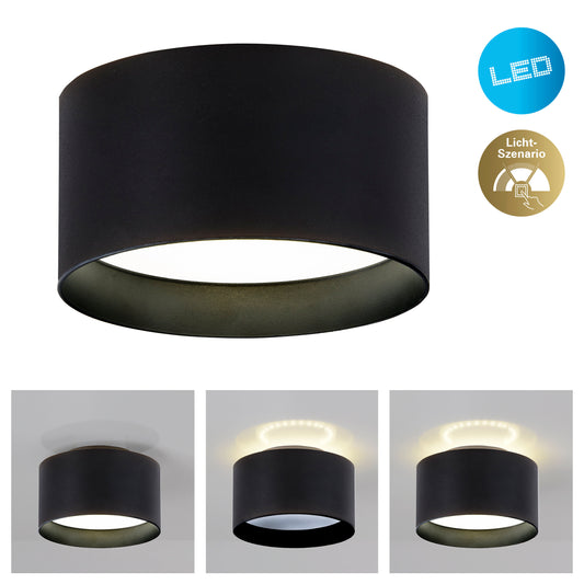 LED Spot "TRIOS" Ø: 14cm schwarz