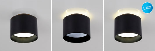 LED Spot "TRIOS" Ø: 10cm schwarz