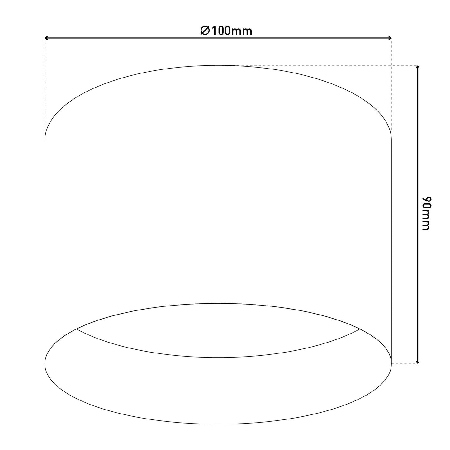 LED Spot "TRIOS" Ø: 10cm schwarz