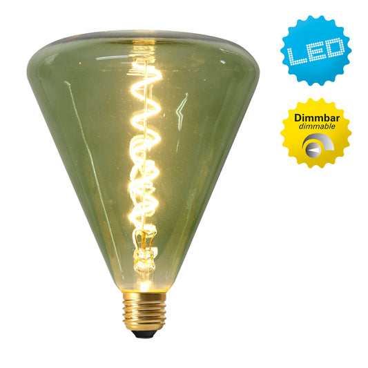 LED Leuchtmittel "DILLY" E27/4W H: 19cm grün