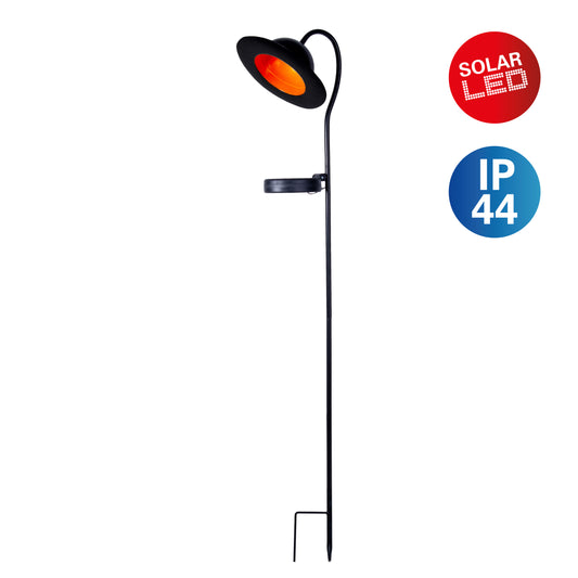 LED Solarleuchte "BOWLER" mit Erdspieß