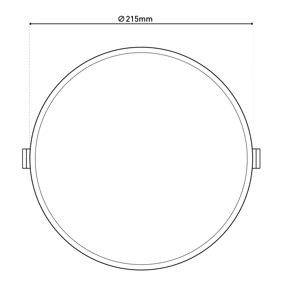 LED Einbauleuchte "SUMA" Ø: 21,5cm