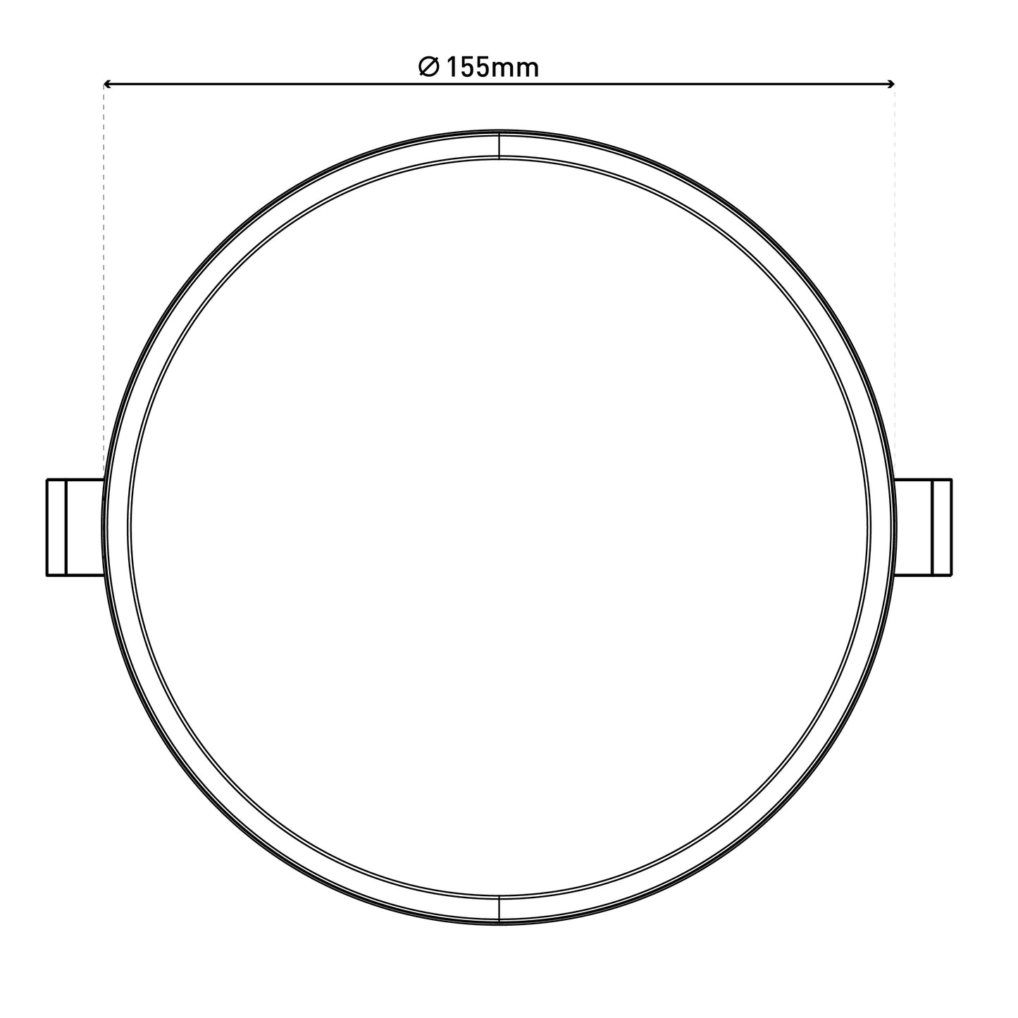 LED Einbauleuchte "SUMA" Ø: 15,5cm