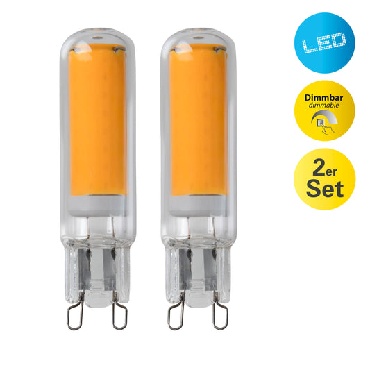 2er-Set LED Leuchtmittel G9 "DENNY" dimmbar