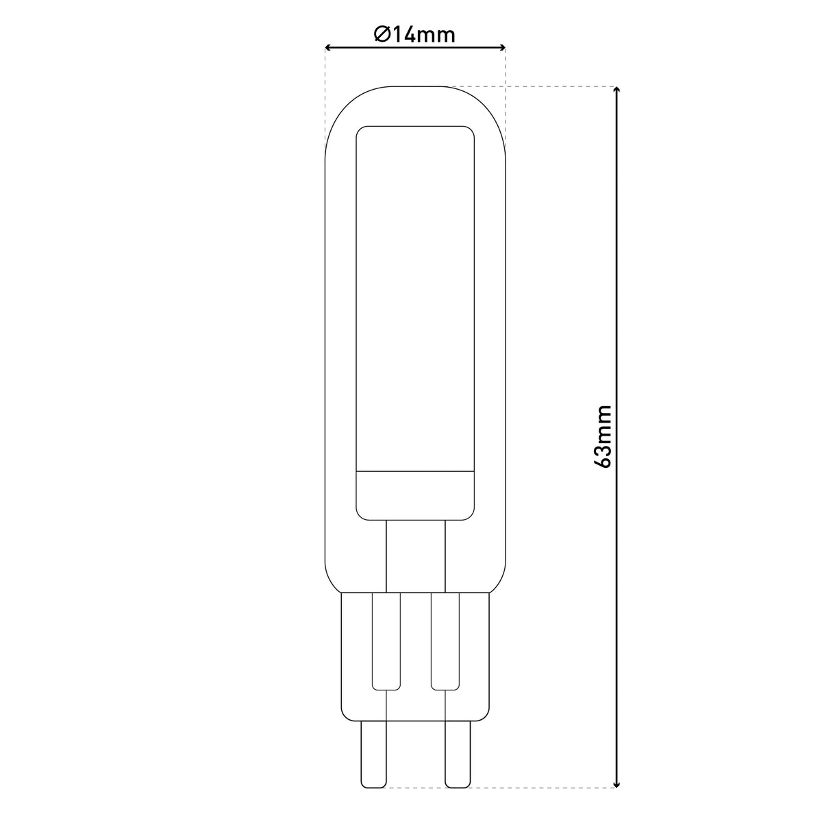 2er-Set LED Leuchtmittel G9 "DENNY" dimmbar