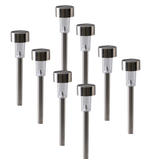 8er-Set LED Solar-/Erdspieß "EDDA"