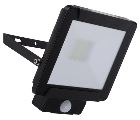 LED Außenleuchte "RADIA" L: 18,5cm 30W inkl. Sensor / schwarz