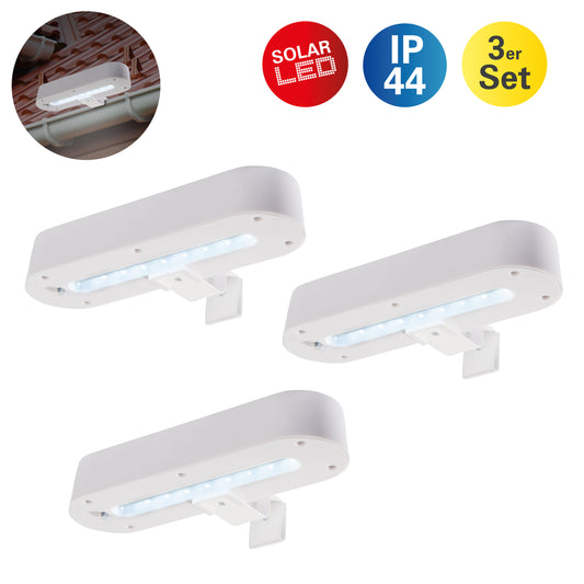 3er-Set Solarleuchte "GARDEN LIGHT" L: 20cm weiß