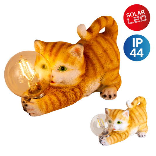 LED Solar-/Outdoorleuchte "KATZE" L: 25cm