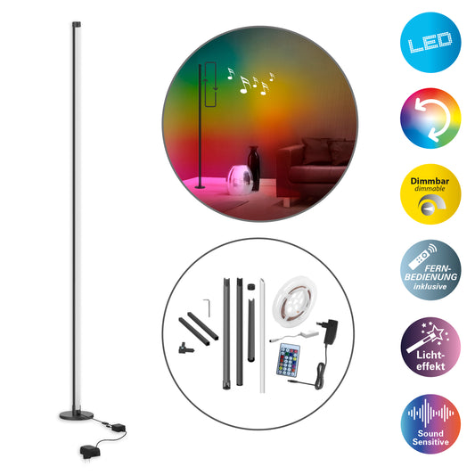 LED / RGB Digital-/Dekostehleuchte "MOTION LIGHT" H: 150cm