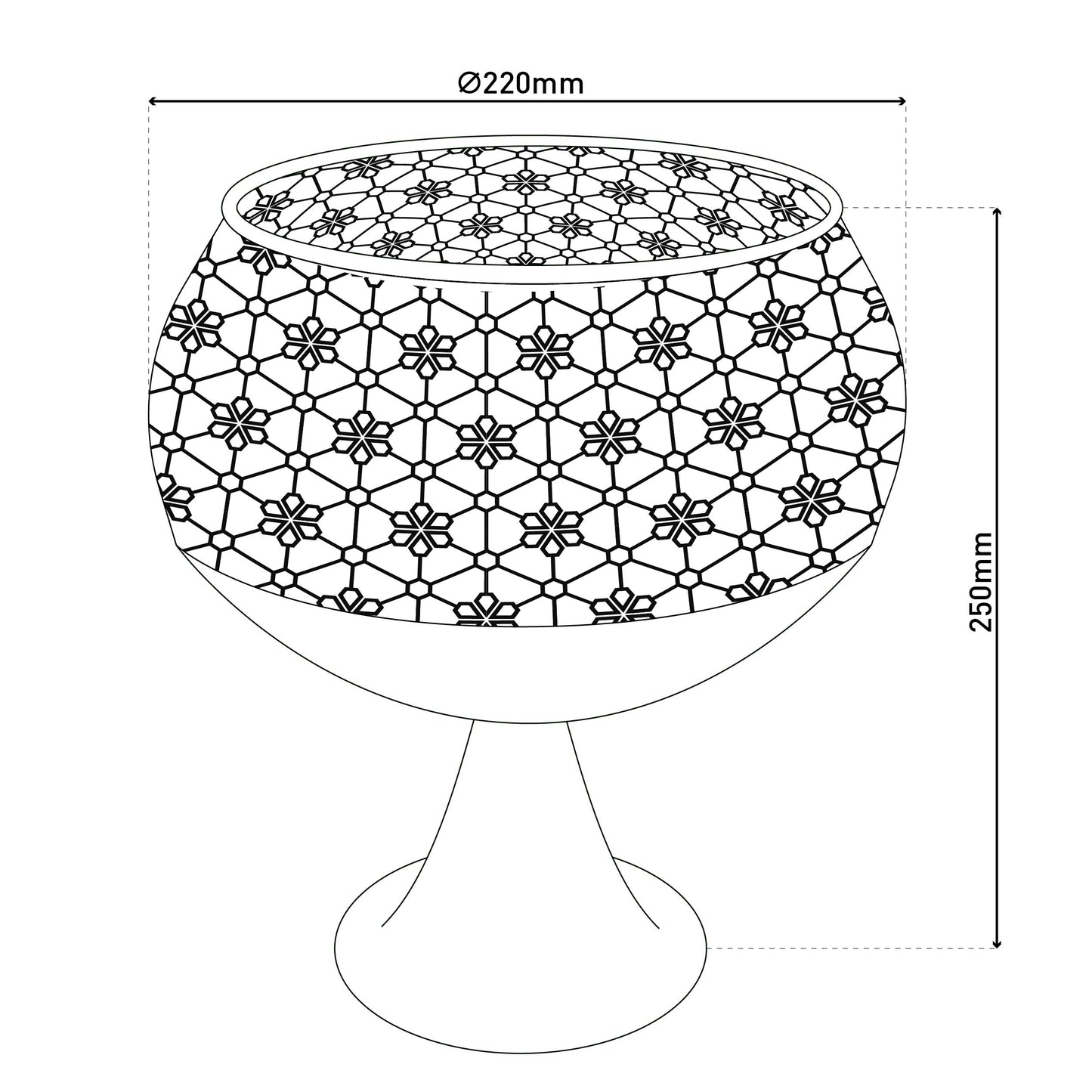 LED Deko-Solarleuchte mit Standfuß h: 25cm /Flammeneffekt