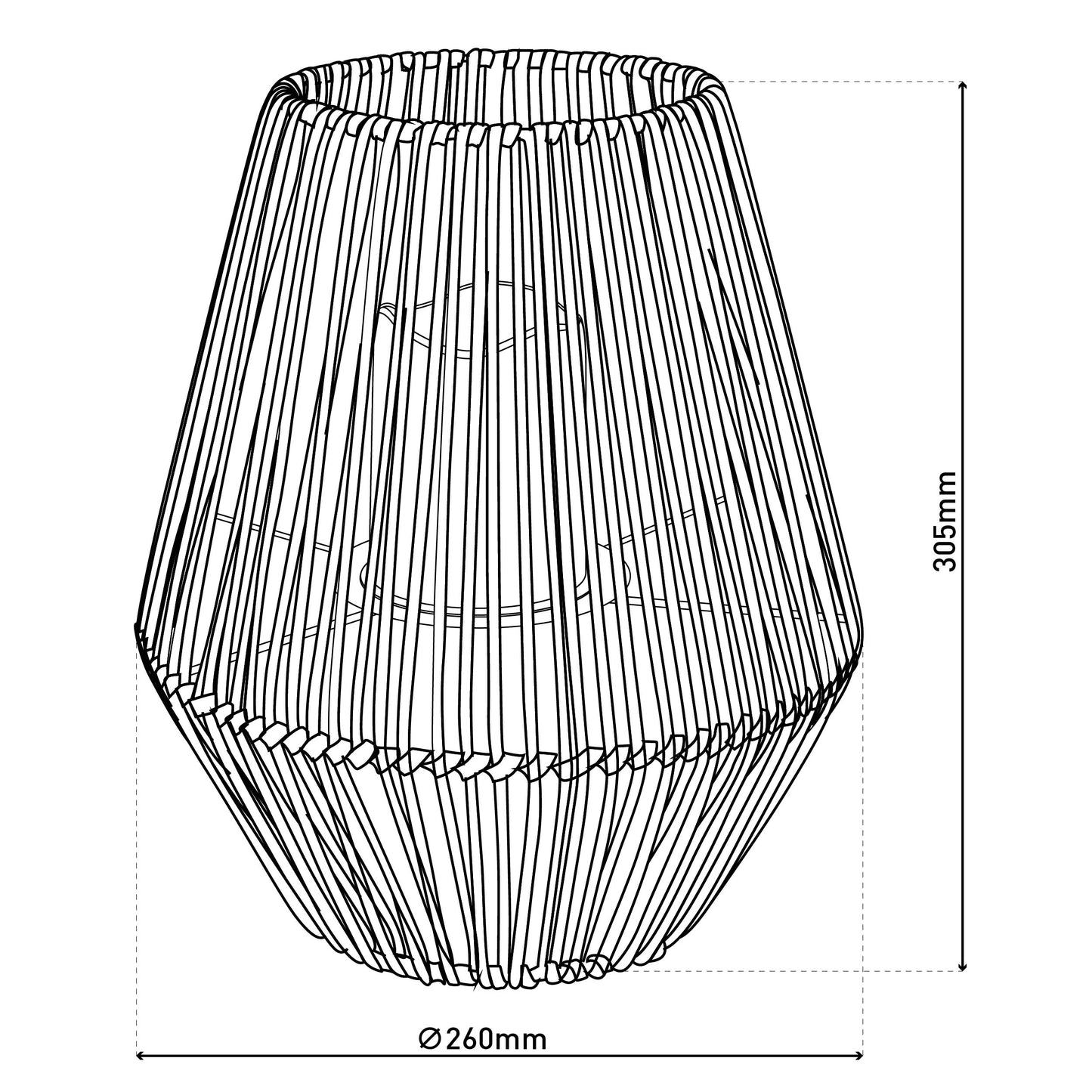 LED Solarleuchte "PLASTO" Ø: 26 cm