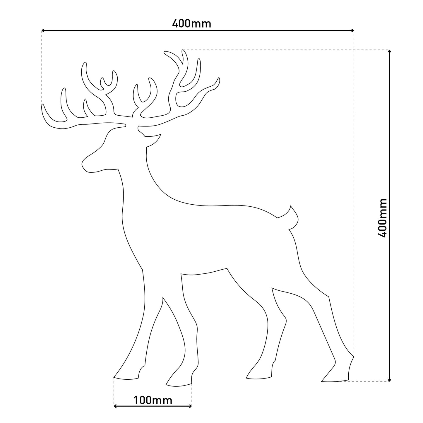 LED-Weihnachtsdeko "RENTIER"