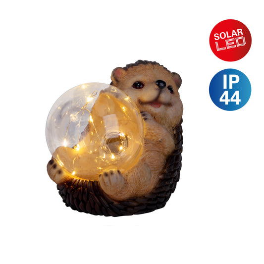 LED Solarleuchte "IGEL" H: 14,5cm