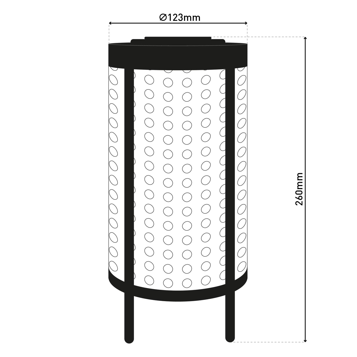 LED Solarleuchte "PATTI"