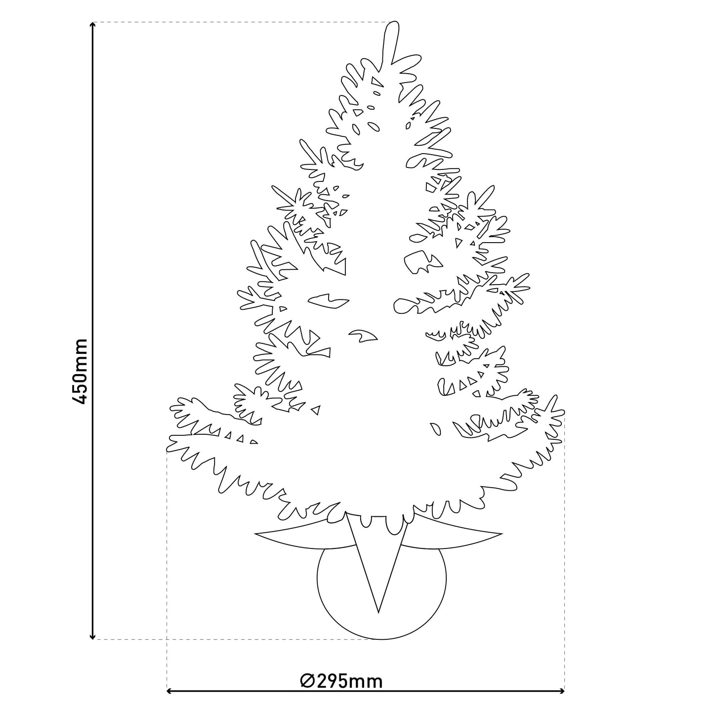 LED-Tannenbaum "NOEL" gold