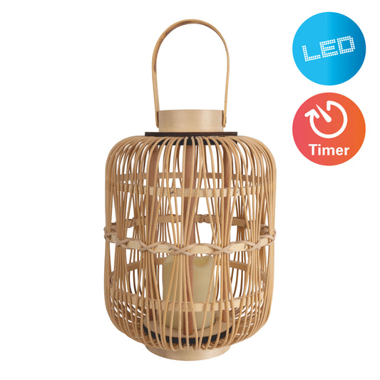 LED Dekoleuchte "KORBINIAN" Inkl. Timer H: 32,5cm