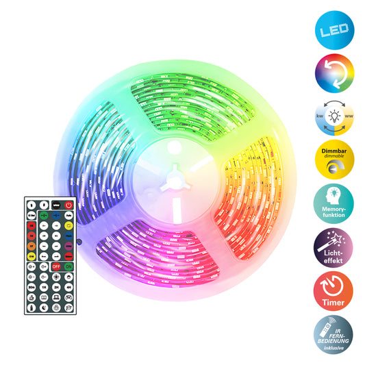 Indoor LED RGB-Stripe Inkl. Lichtzenario L: 5m