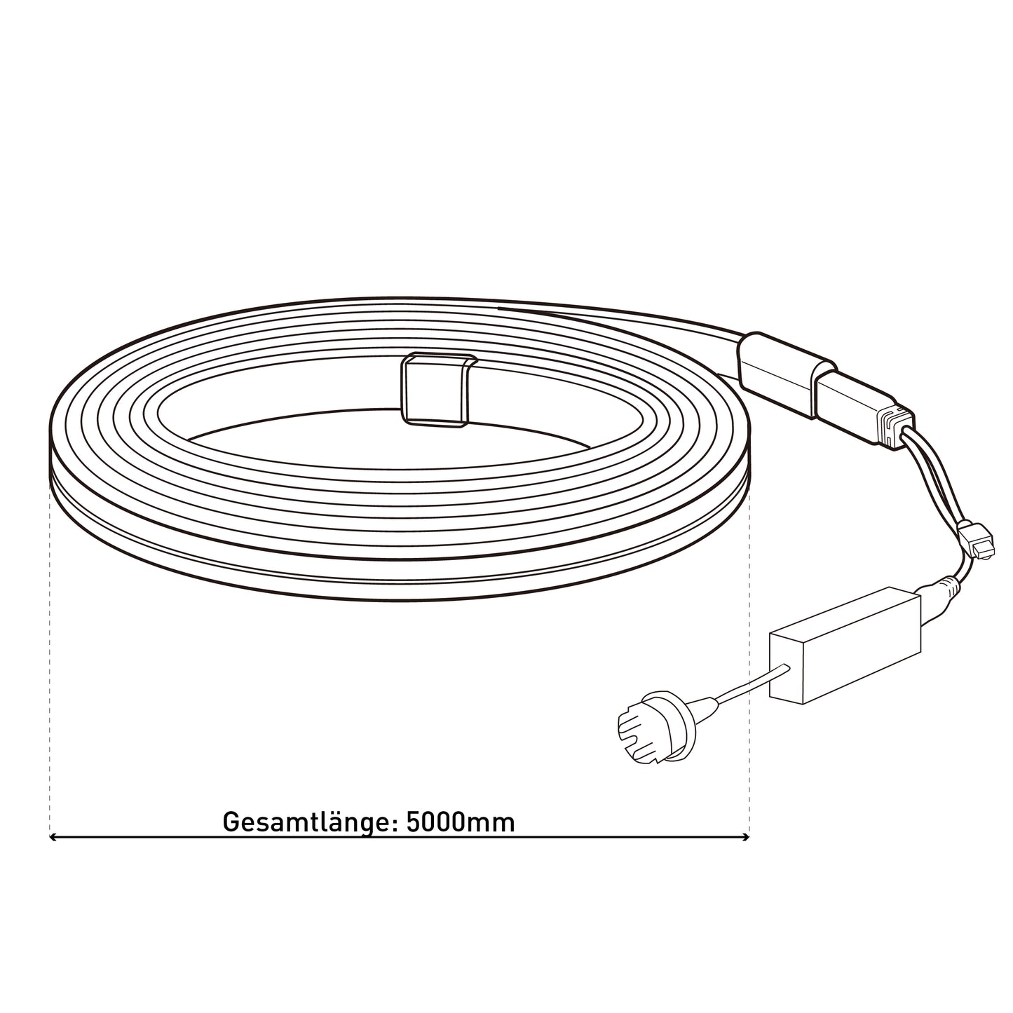 Indoor LED RGB-Stripe Inkl. Lichtzenario L: 5m