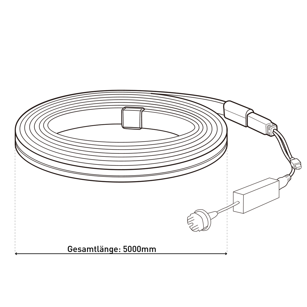 Indoor LED RGB-Stripe Inkl. Lichtzenario L: 5m