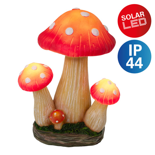 Solar-/Dekoleuchte "FUNGO" H: 23 cm