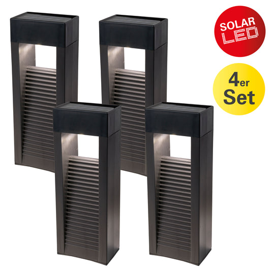 4er-Set Solar-/Dekoleuchte "PULHEIM" H: 22cm