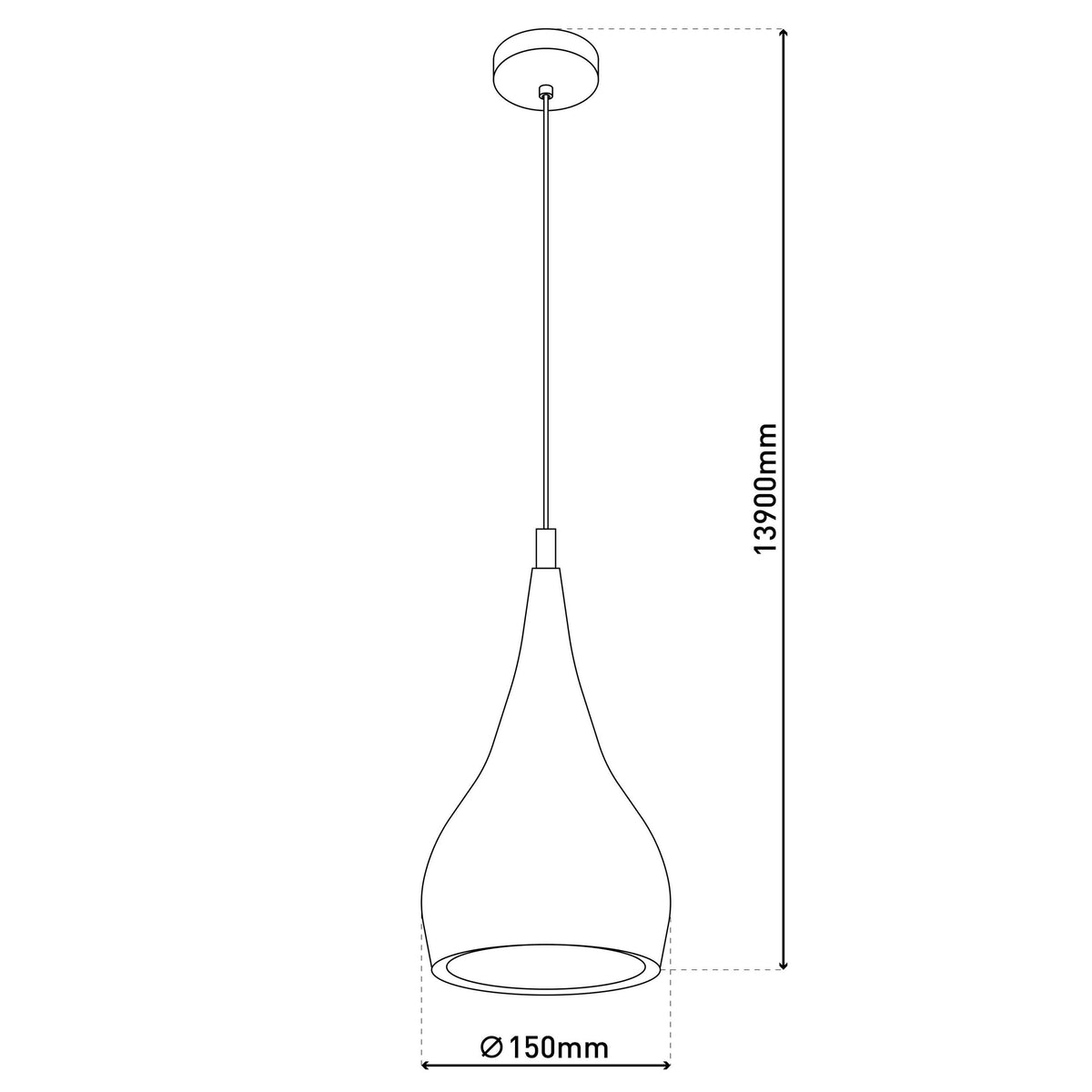 Pendelleuchte "STYLE" Ø: 15cm