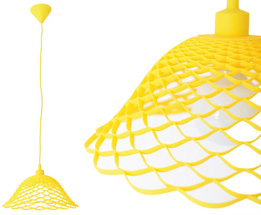 Silikon-Pendelleuchte "CERA" Ø: 35cm gelb