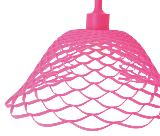 Silikon-Pendelleuchte "CERA" pink