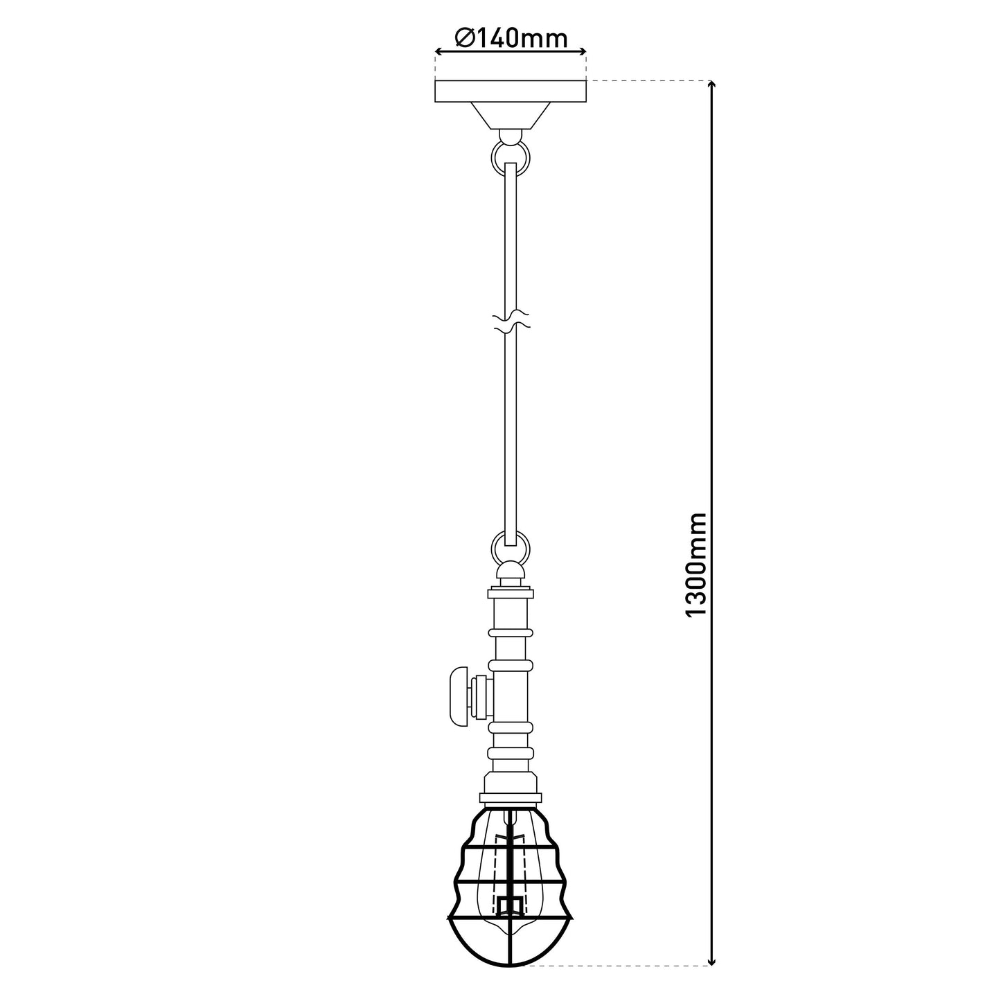 Pendelleuchte "REGIA" Ø: 14cm