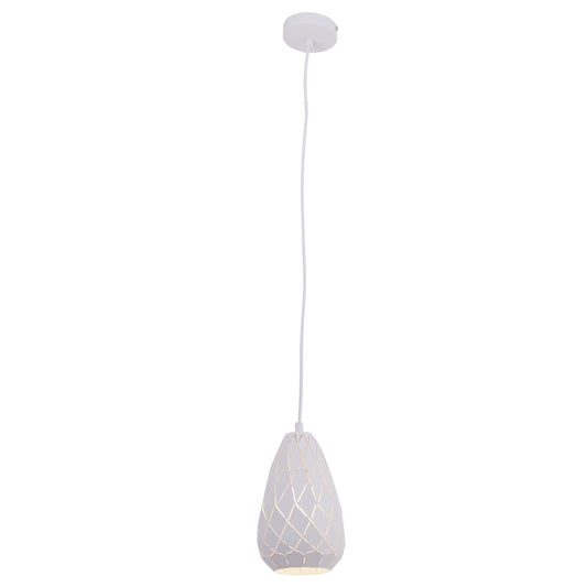 Pendelleuchte "ALISON" Ø: 15cm weiß