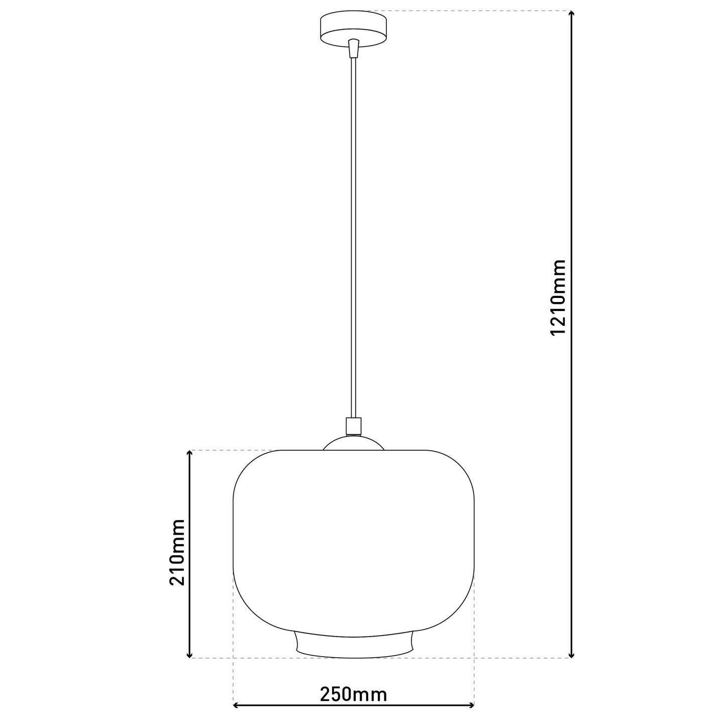 Pendelleuchte "VASO" Ø: 25cm