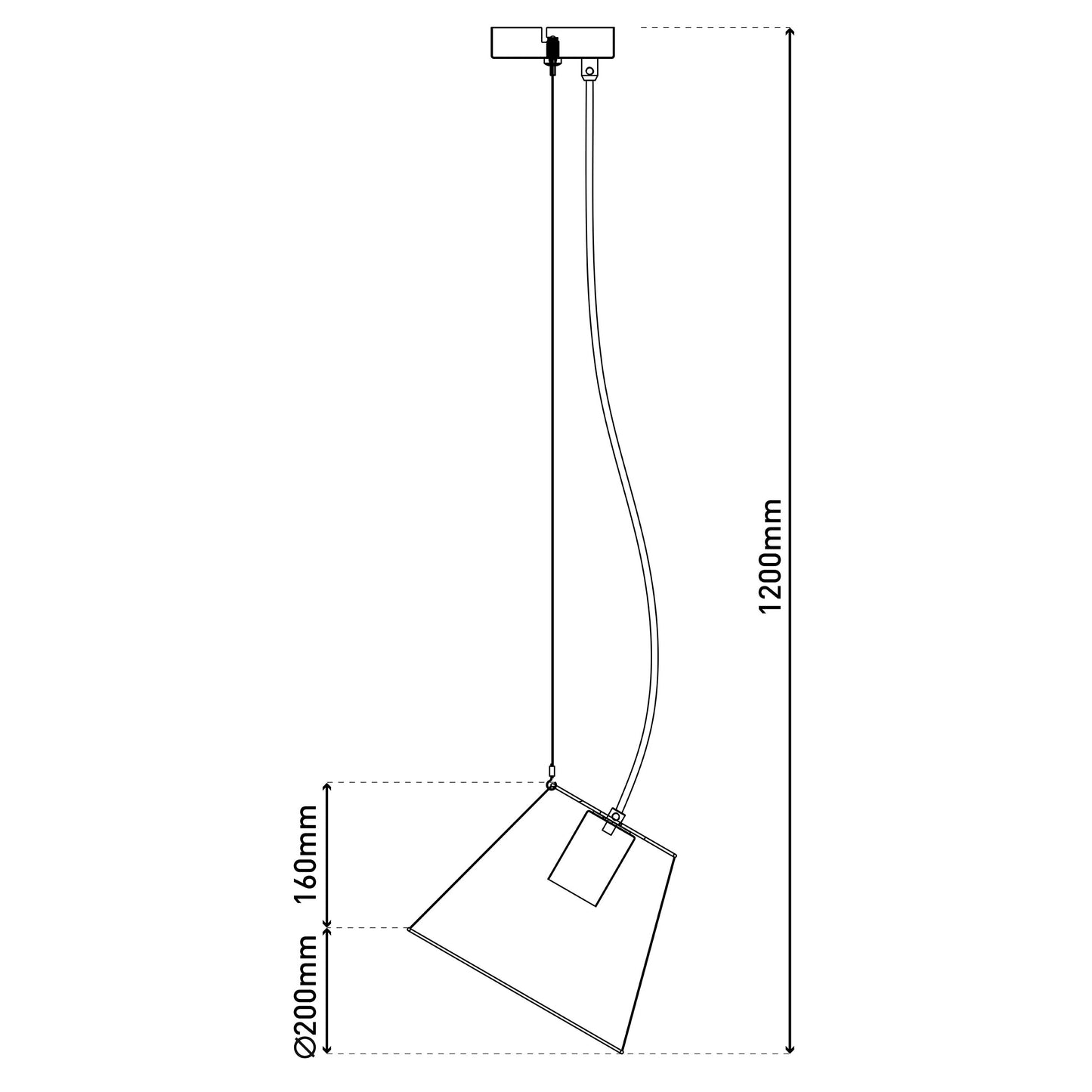 Pendelleuchte "KORIE" Ø: 20cm