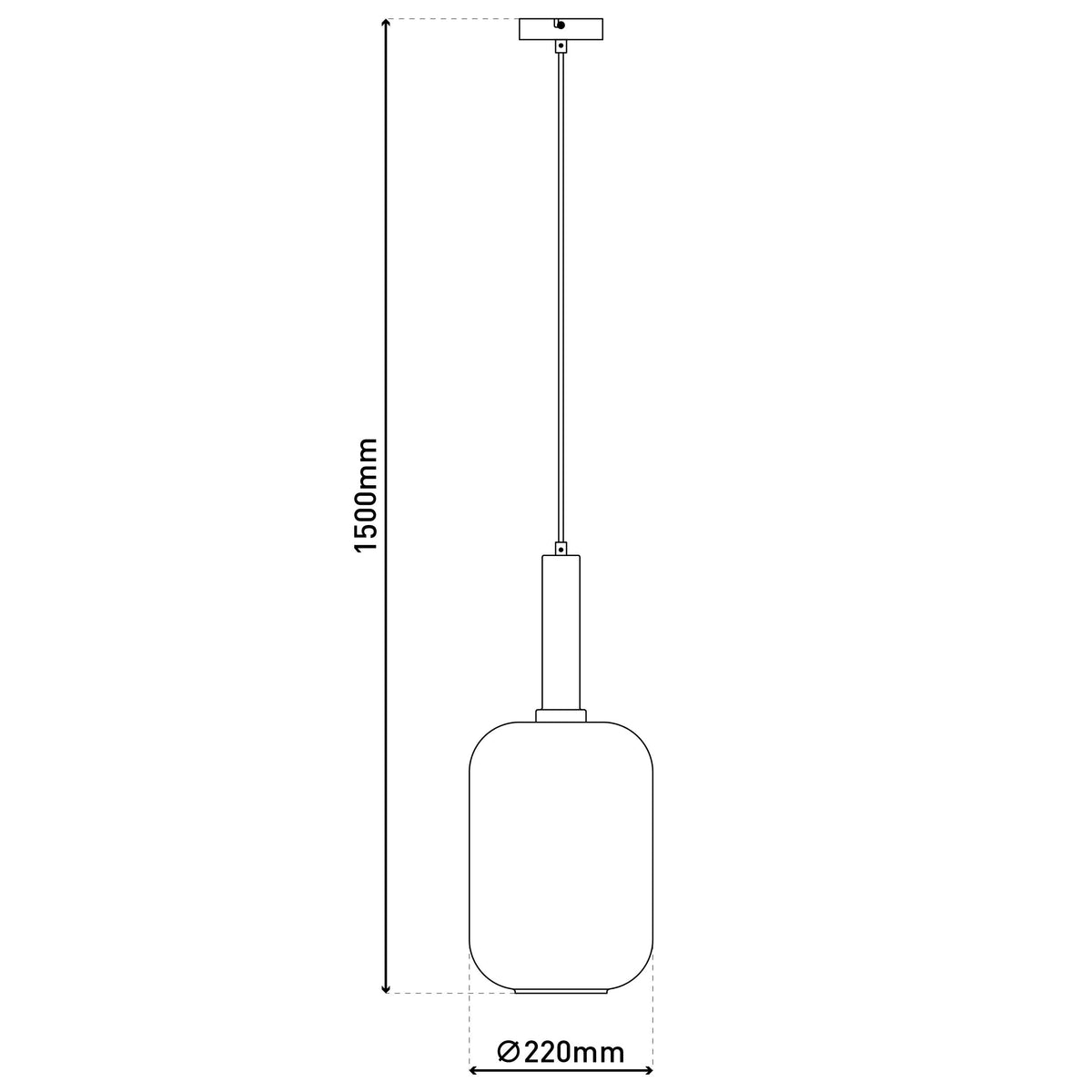 Pendelleuchte "FUMO" Ø: 22cm